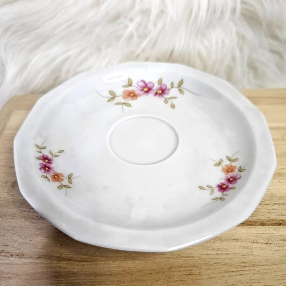 Winterling Schwarzenbach Bavaria Porcelain Cup, Saucer And Sugar Container